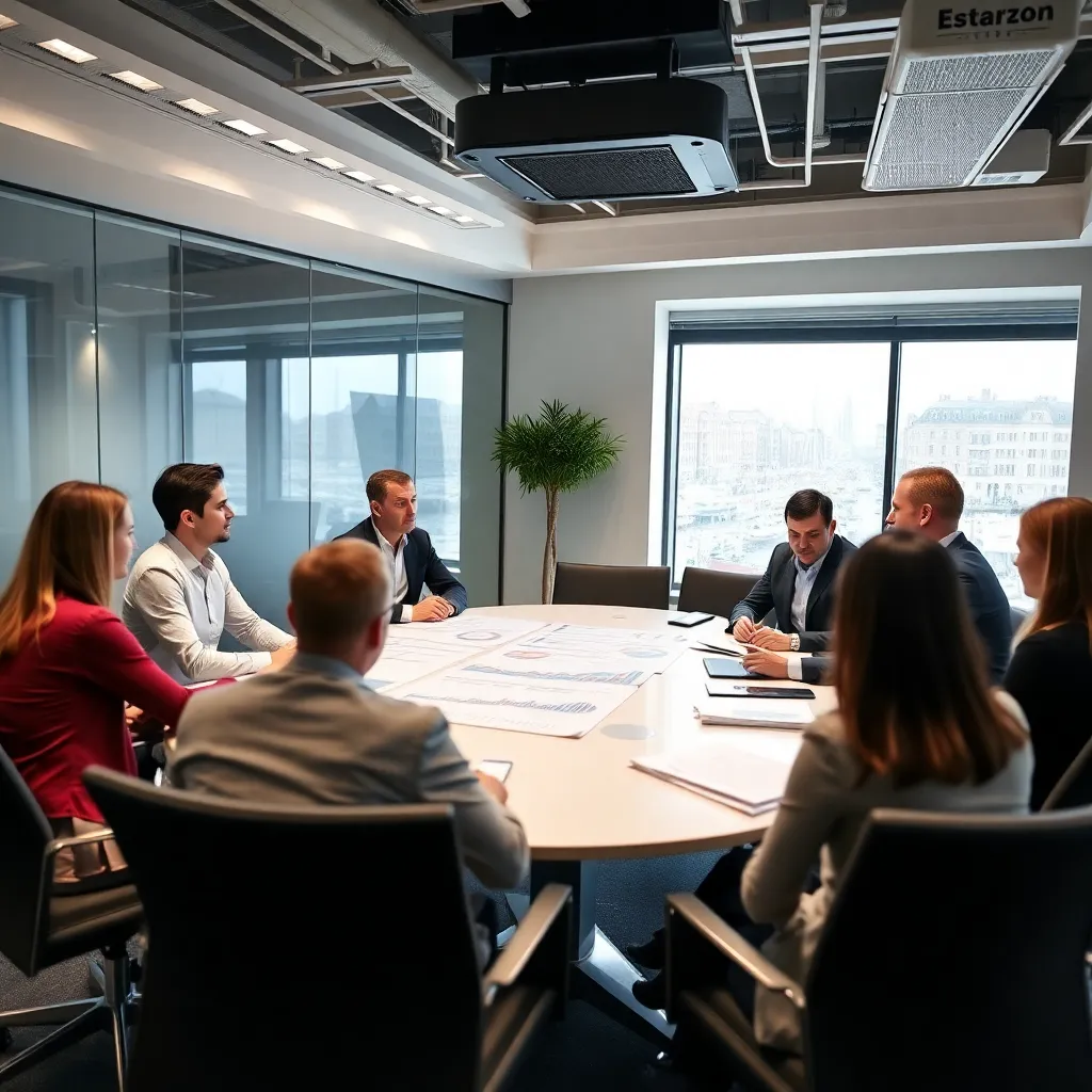 Data-gedreven strategie sessie in Nederlands kantoor