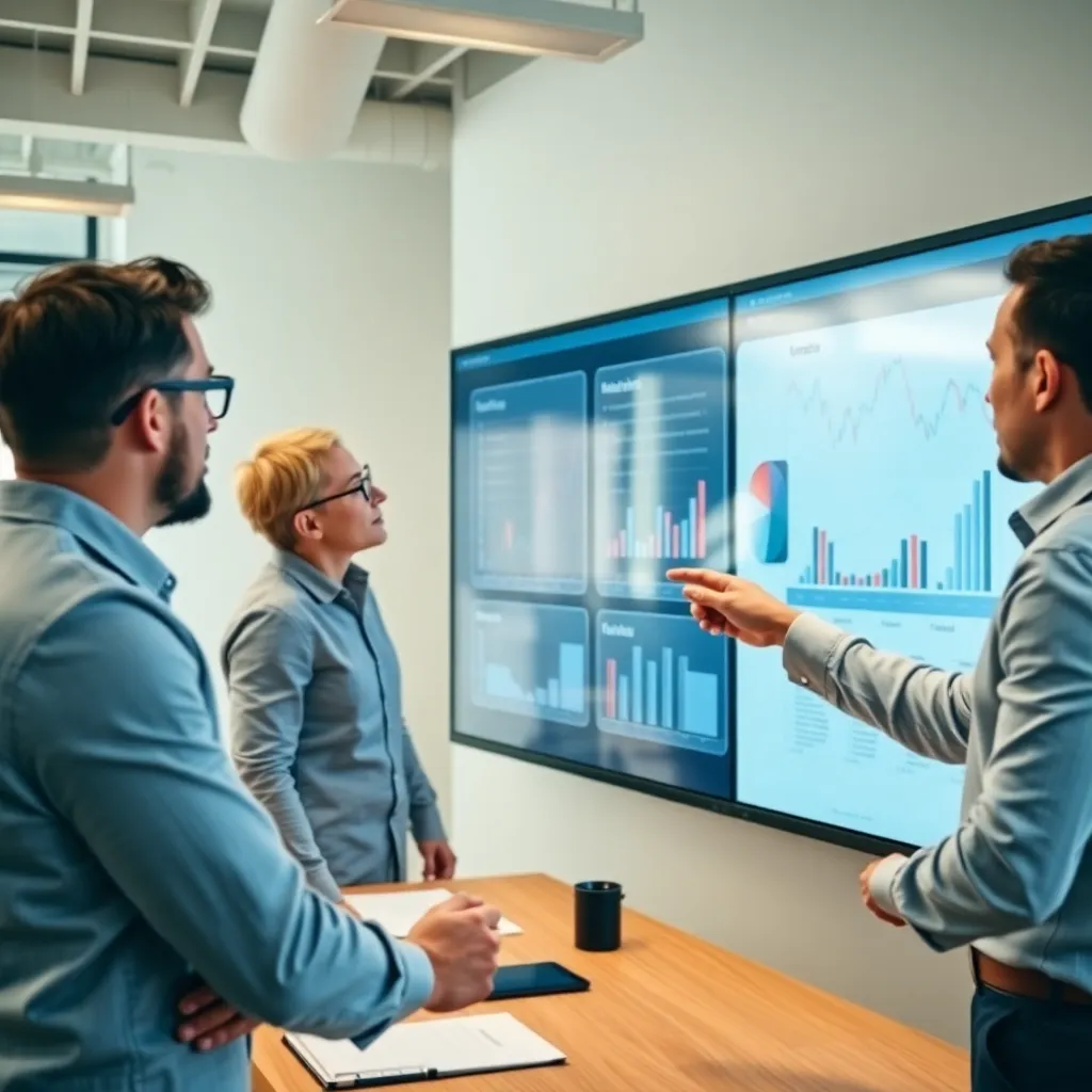 Datavisualisatie van Nederlandse consumententrends op computerscherm